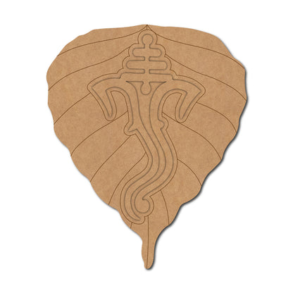 Ganesha Leaf Pre Marked Base MDF Design 2