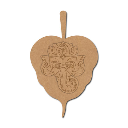 Ganesha Leaf Pre Marked Base MDF Design 2