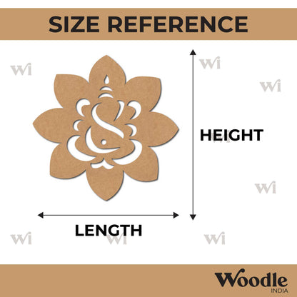 Ganesha Mandala Cutout MDF Design 2