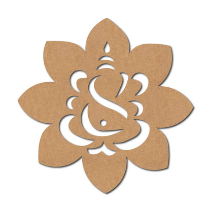 Ganesha Mandala Cutout MDF Design 2
