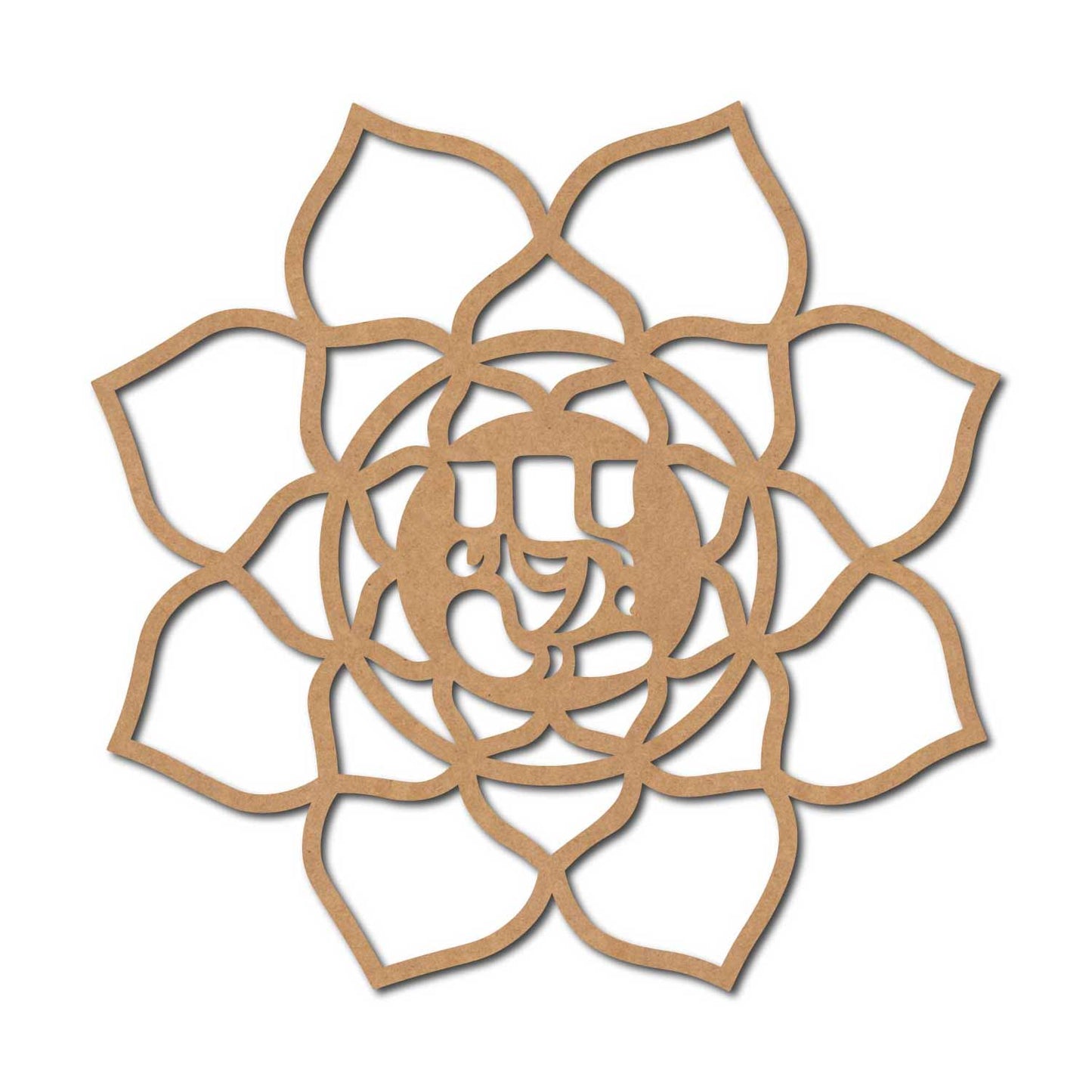 Ganesha Mandala Cutout MDF Design 3