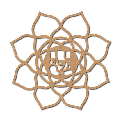 Ganesha Mandala Cutout MDF Design 3