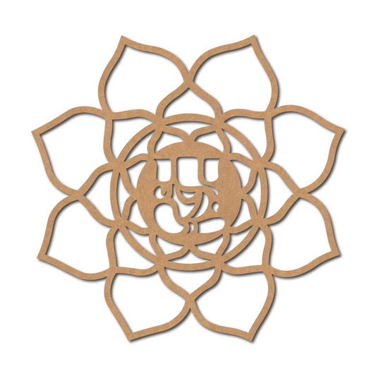 Ganesha Mandala Cutout MDF Design 3