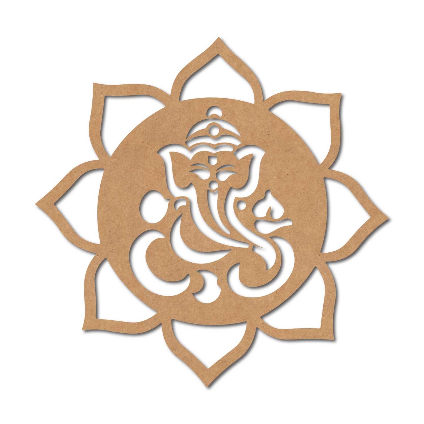 Ganesha Mandala Cutout MDF Design 4