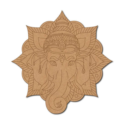 Ganesha Pre Marked Base MDF Design 1
