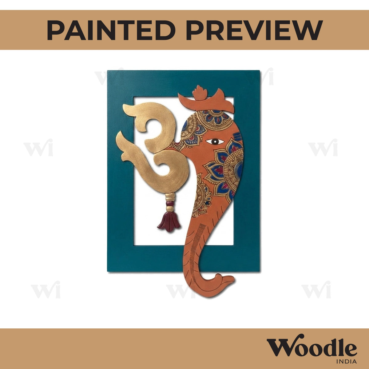 Ganesha Pre Marked Base MDF Design 3
