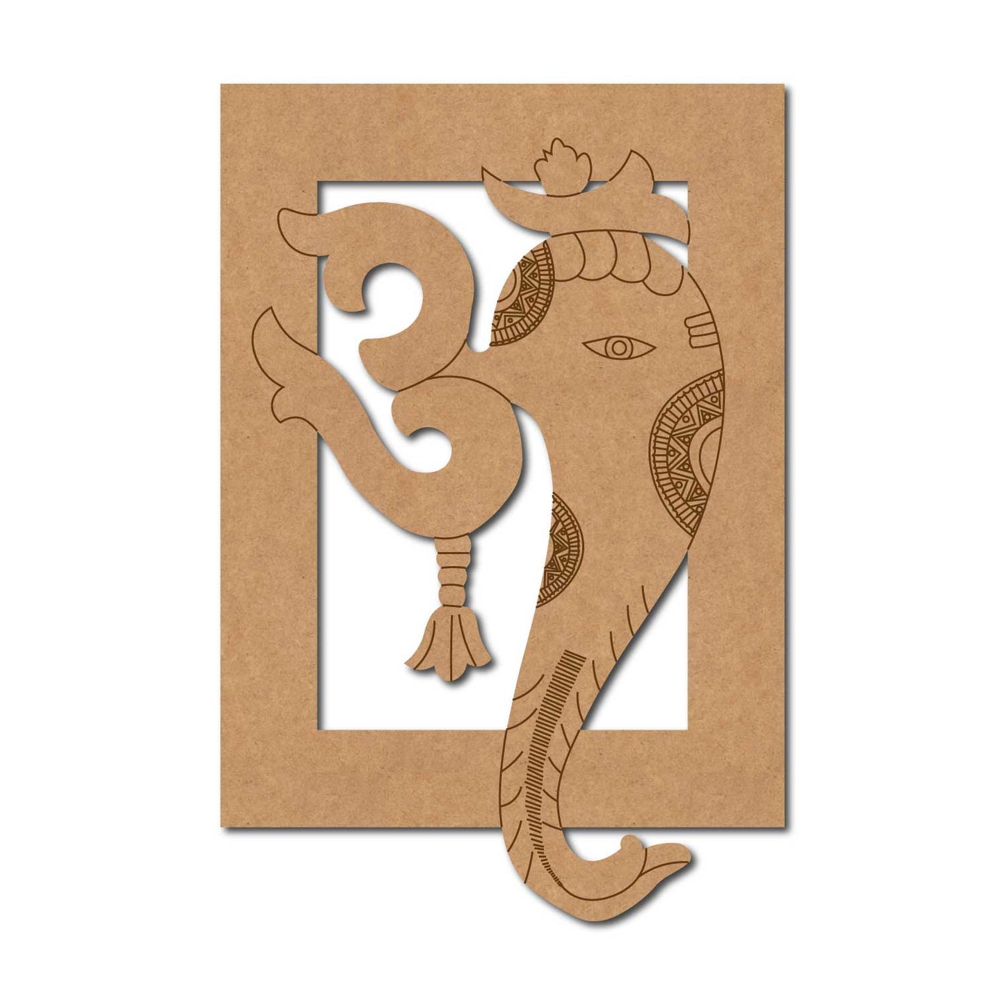 Ganesha Pre Marked Base MDF Design 3