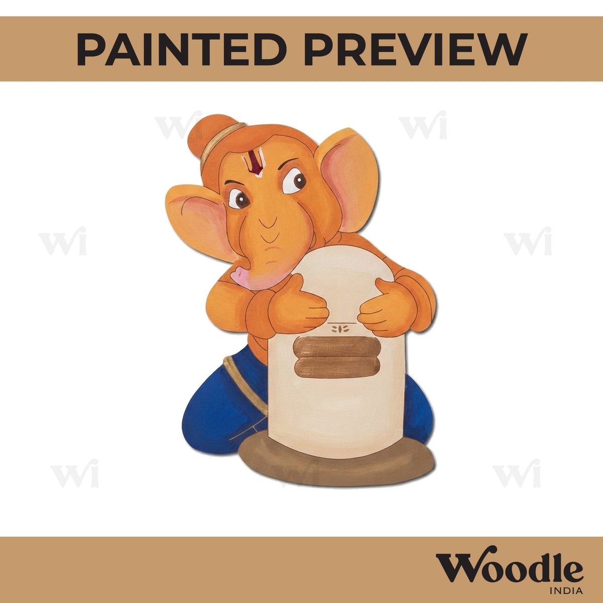 Ganesha Pre Marked MDF Design 11