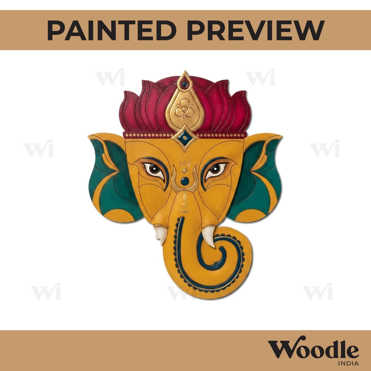 Ganesha Pre Marked MDF Design 2