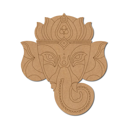 Ganesha Pre Marked MDF Design 2