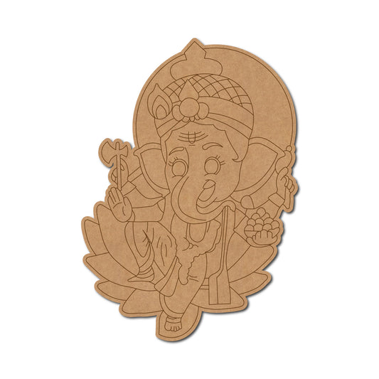 Ganesha Pre Marked MDF Design 20
