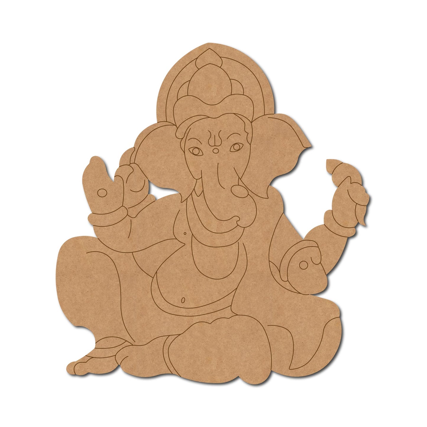 Ganesha Pre Marked MDF Design 21