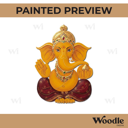 Ganesha Pre Marked MDF Design 3