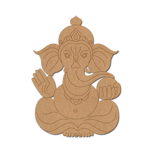 Ganesha Pre Marked MDF Design 3