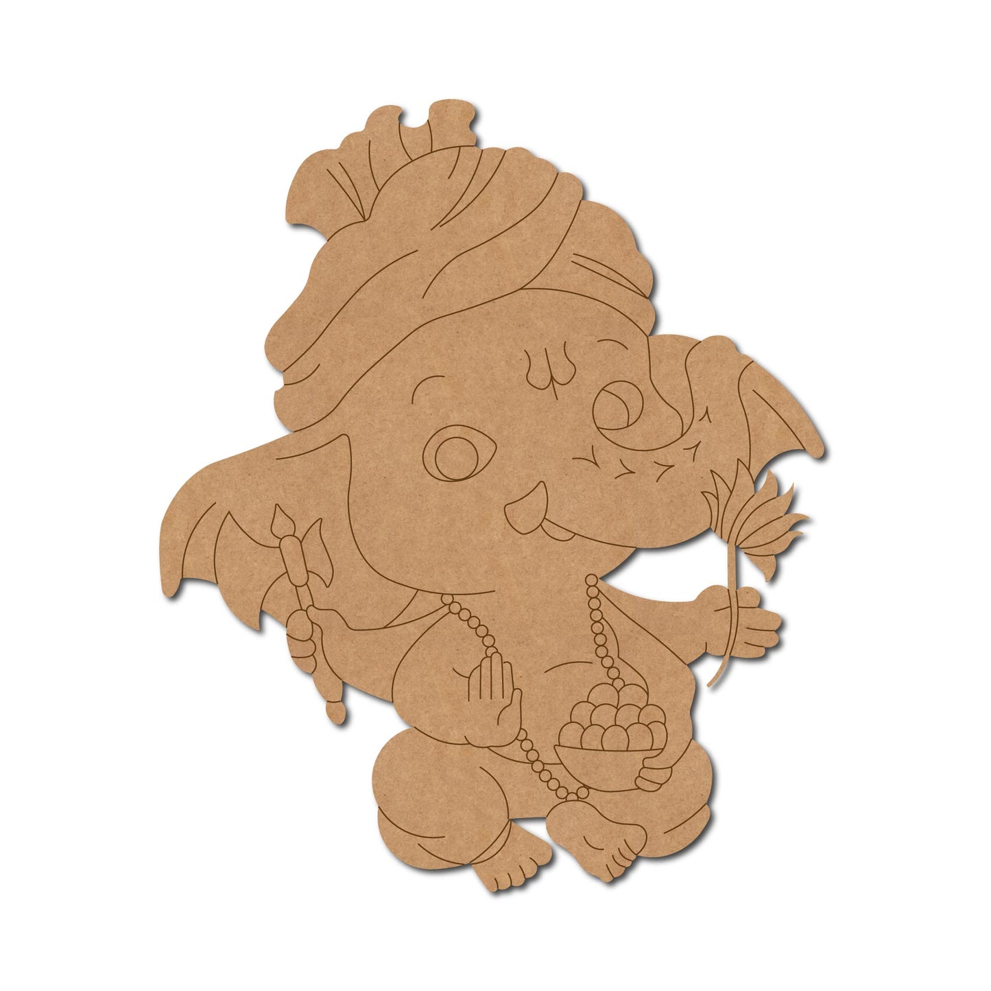 Ganesha Pre Marked MDF Design 36