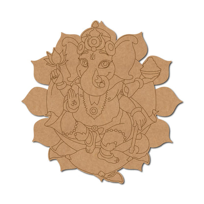 Ganesha Pre Marked MDF Design 37