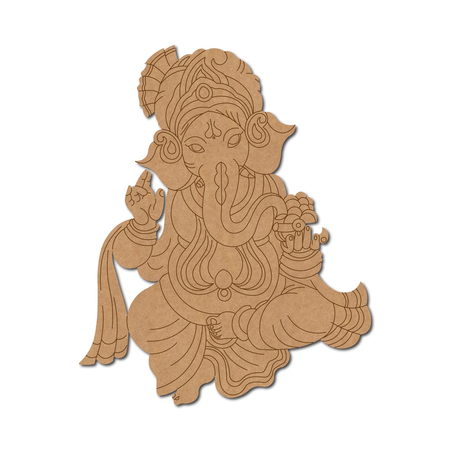 Ganesha Pre Marked MDF Design 38