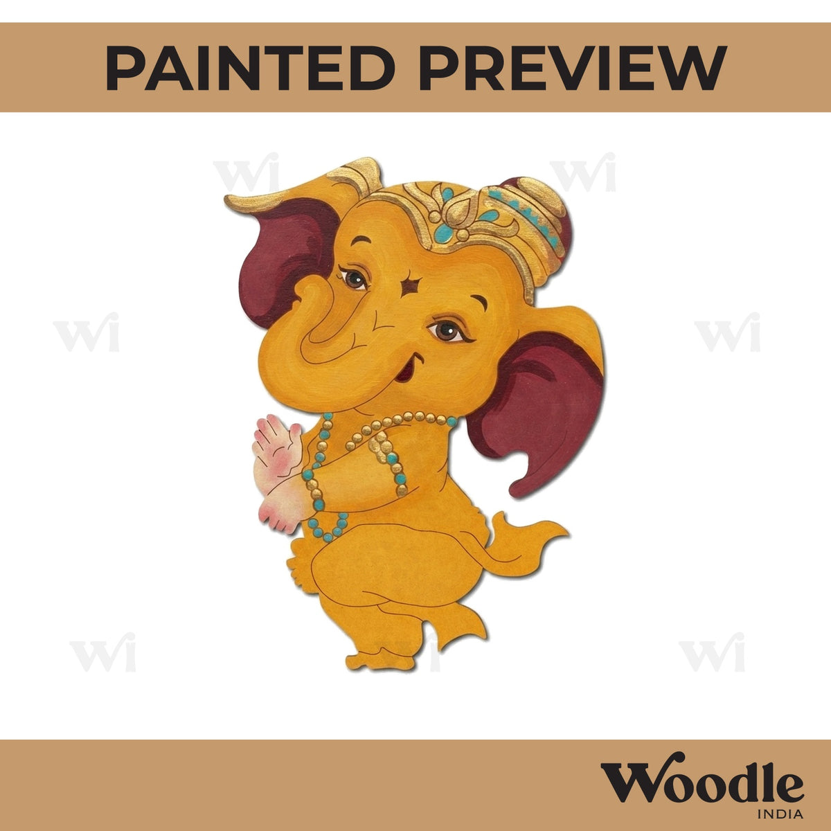 Ganesha Pre Marked MDF Design 4