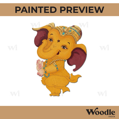 Ganesha Pre Marked MDF Design 4