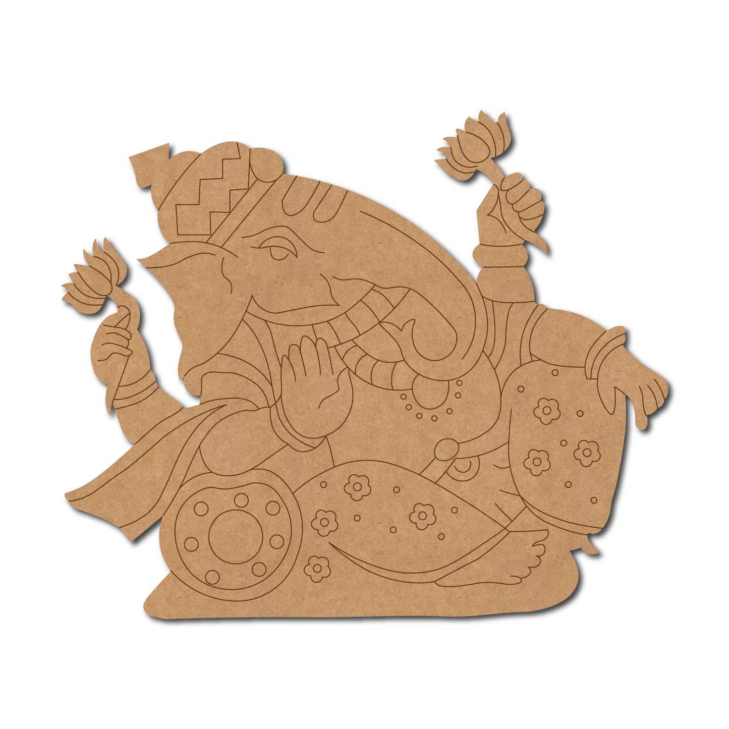 Ganesha Pre Marked MDF Design 62