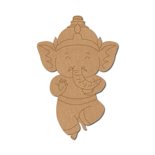 Ganesha Pre Marked MDF Design 7