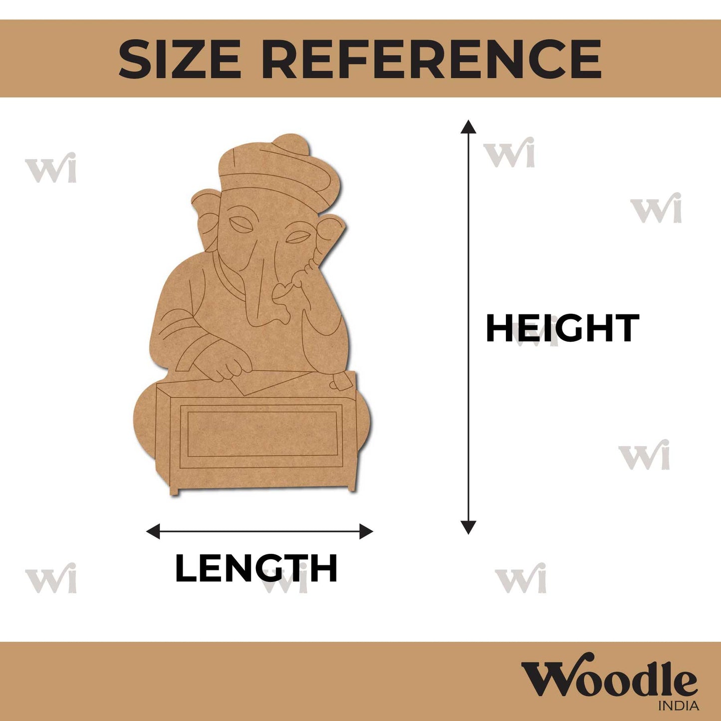 Ganesha Pre Marked MDF Design 71