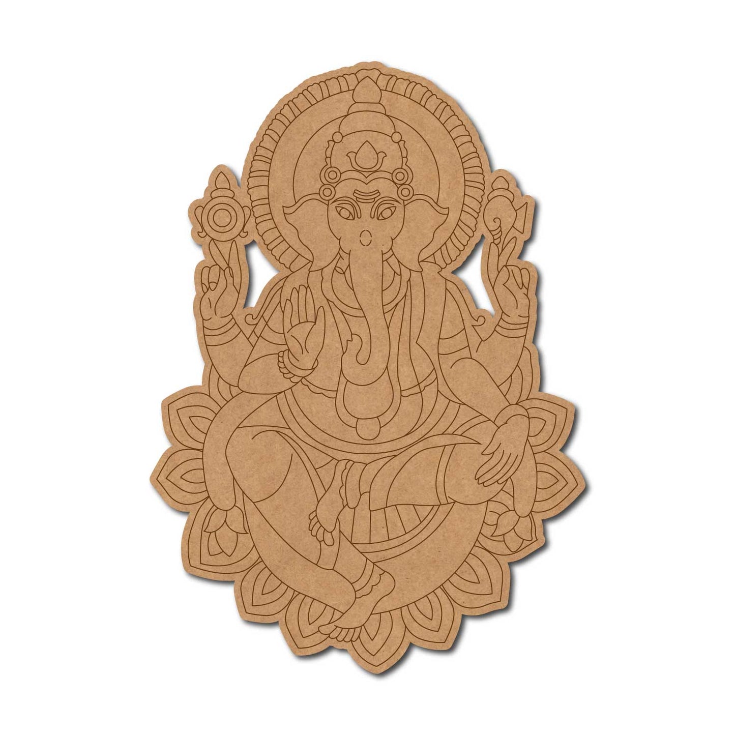 Ganesha Pre Marked MDF Design 72