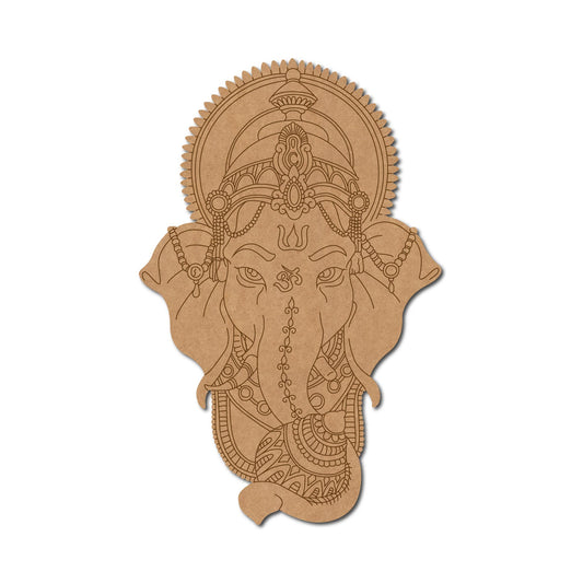 Ganesha Pre Marked MDF Design 9