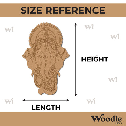 Ganesha Pre Marked MDF Design 9