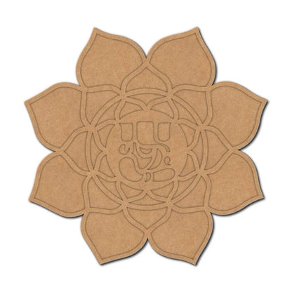 Ganesha Reusable Rangoli Base MDF Design 1