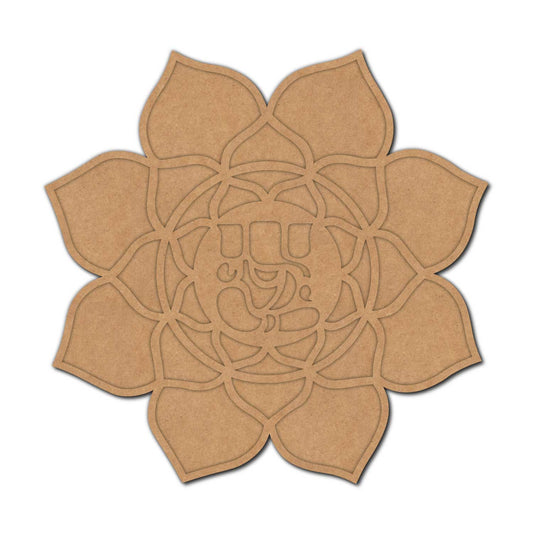 Ganesha Reusable Rangoli Base MDF Design 1
