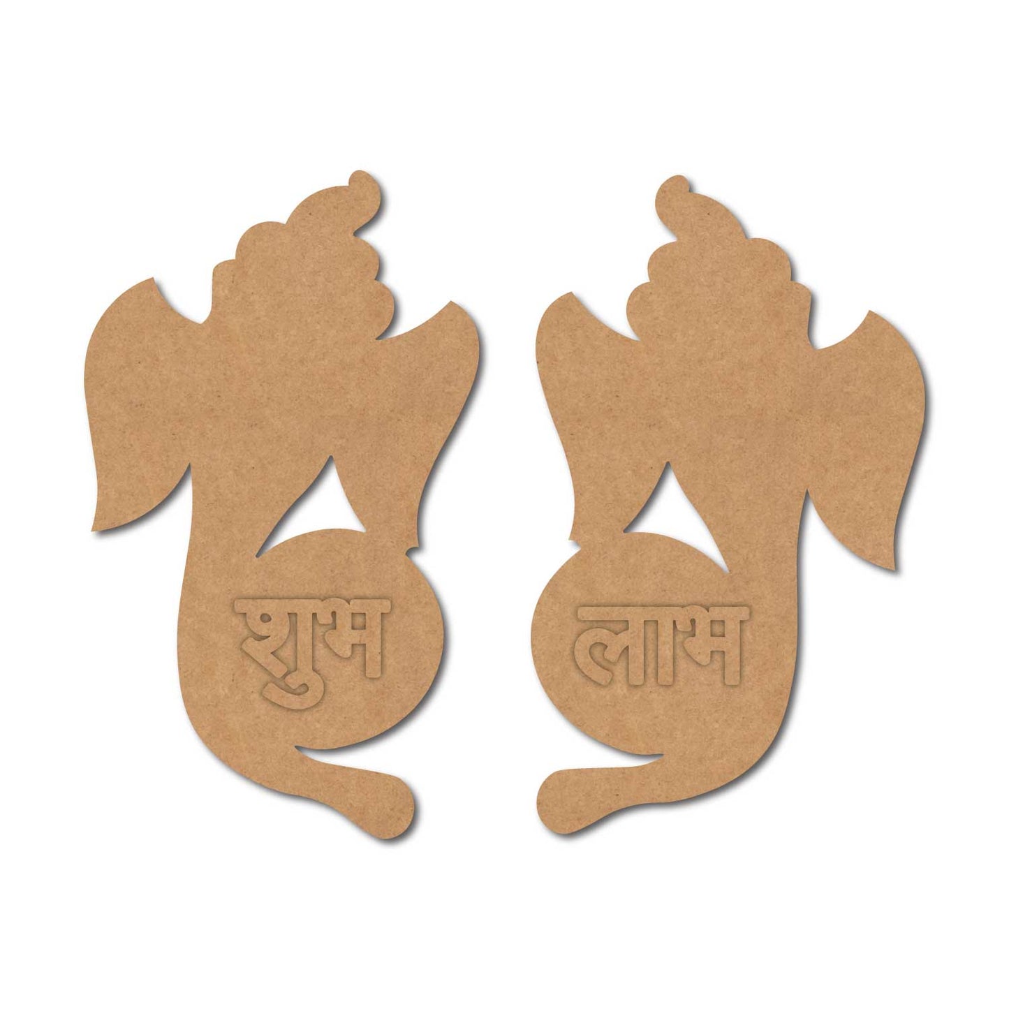 Ganesha Shubh Labh Base MDF Design 1