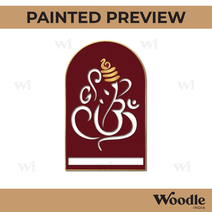 Ganesha Cutout MDF Design 17