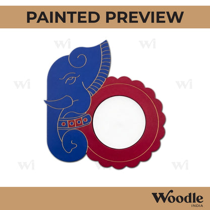 Ganesha Diya Tealight Holder Pre Marked MDF Design 2