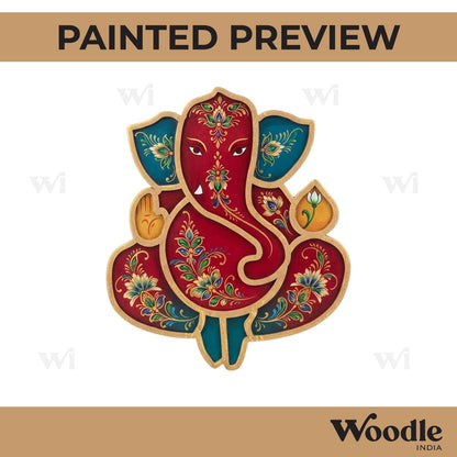 Ganesha Mosaic Art MDF Design 1