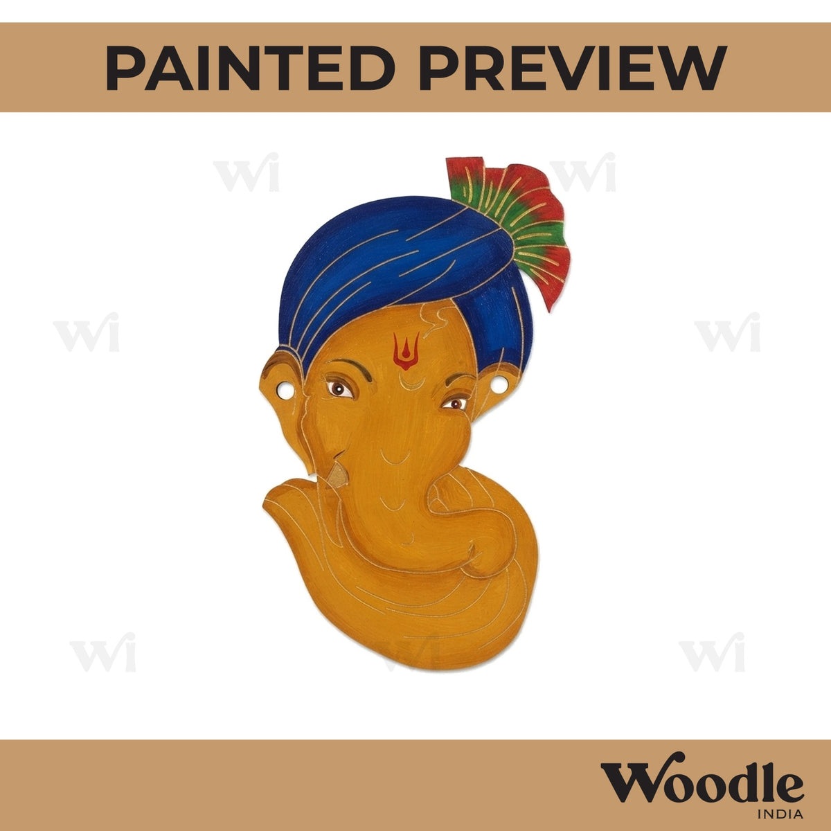 Ganesha Pre Marked MDF Design 13