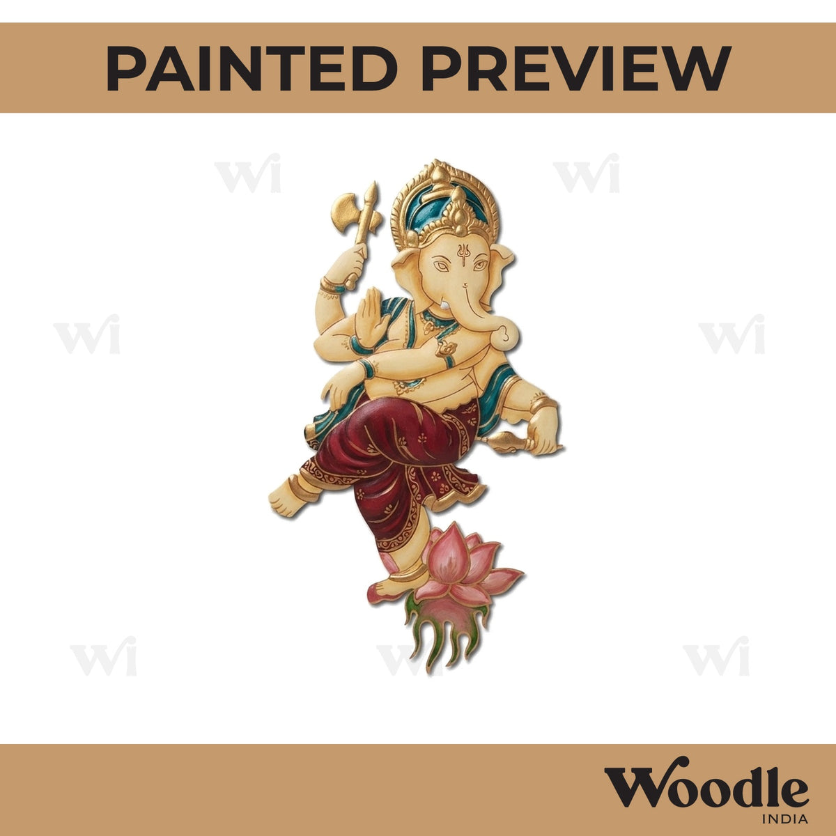 Ganesha Pre Marked MDF Design 14