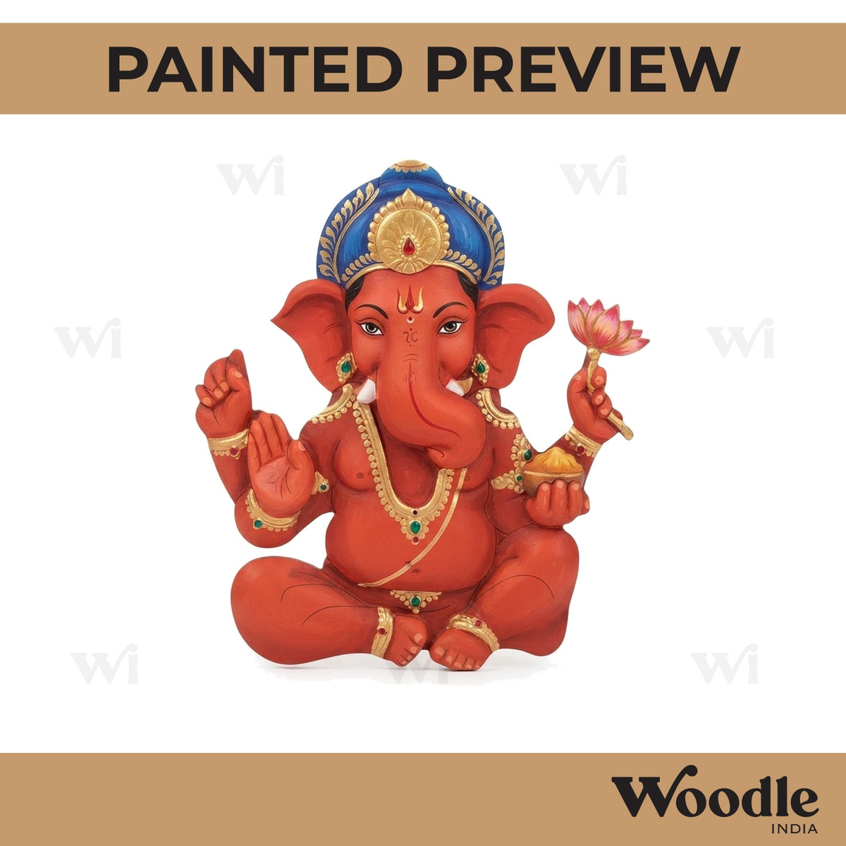Ganesha Pre Marked MDF Design 16