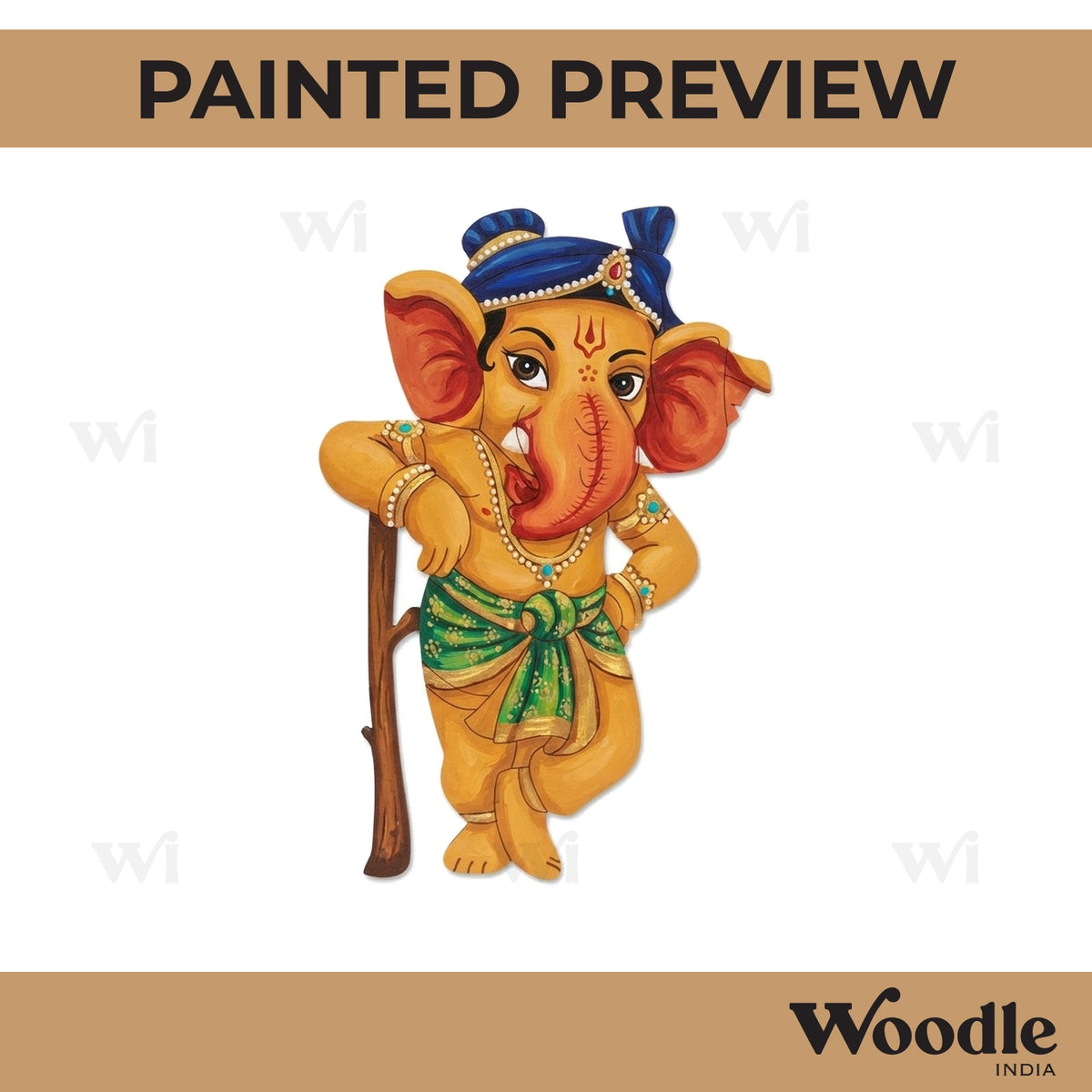 Ganesha Pre Marked MDF Design 17