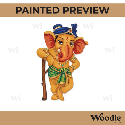 Ganesha Pre Marked MDF Design 17