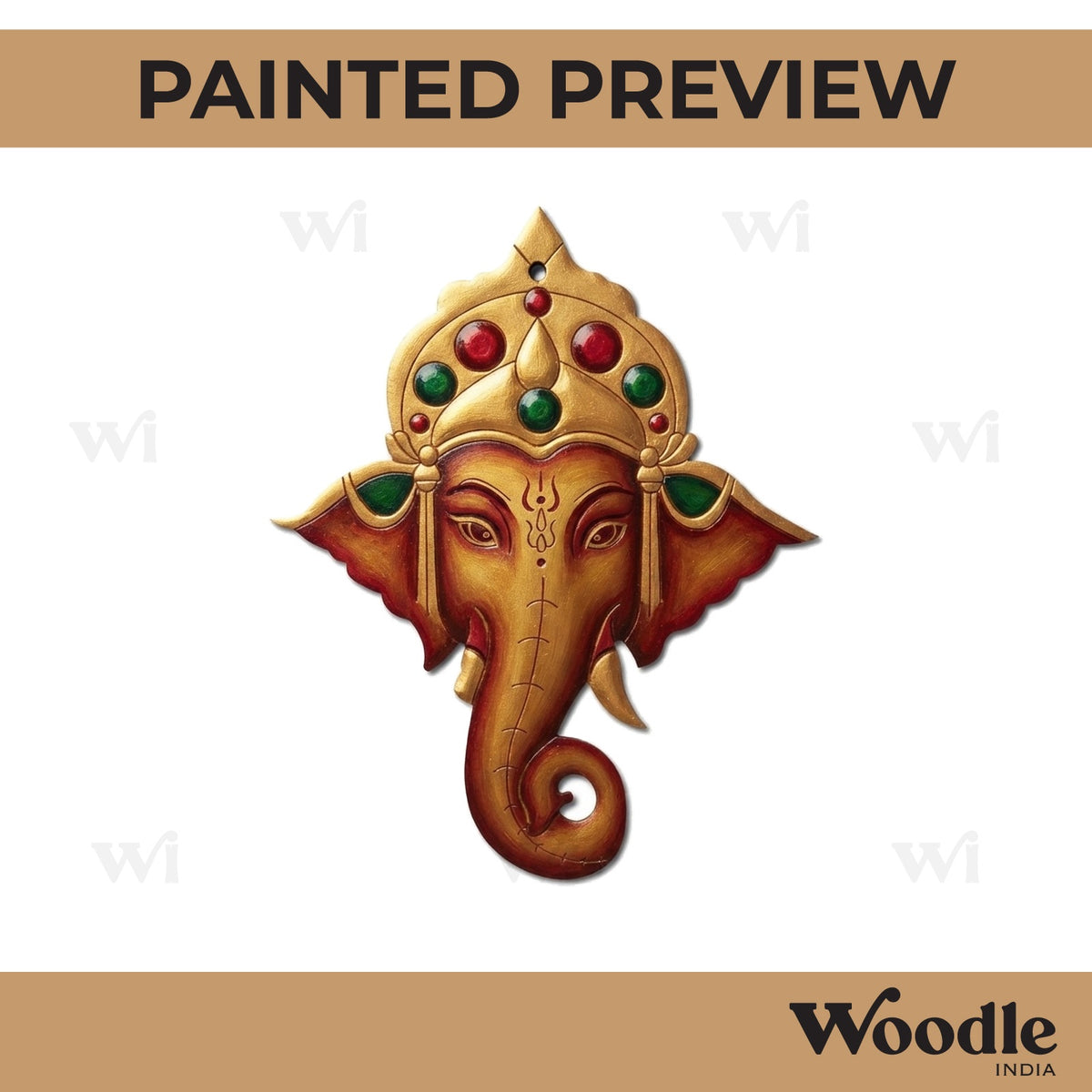 Ganesha Pre Marked MDF Design 18
