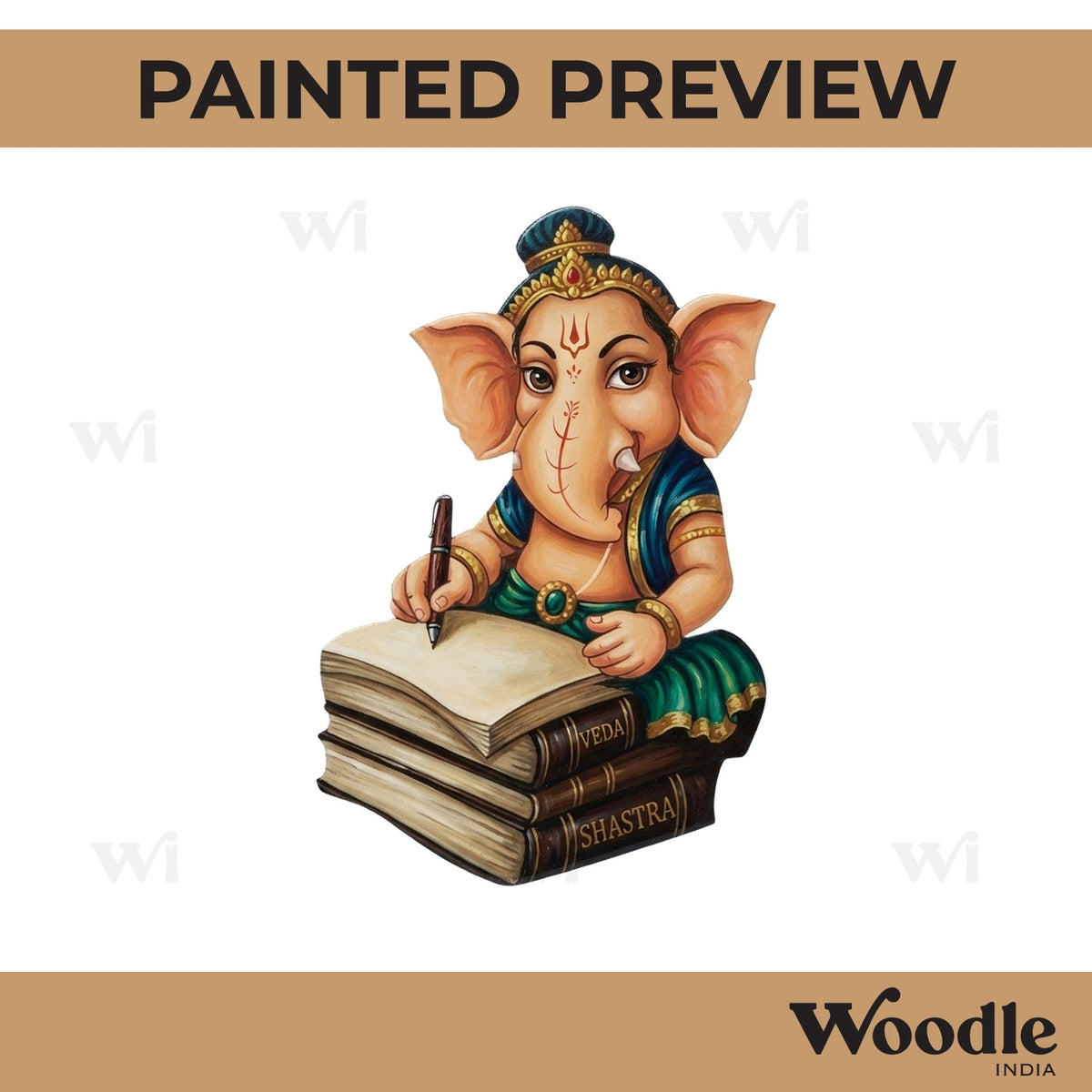 Ganesha Pre Marked MDF Design 19