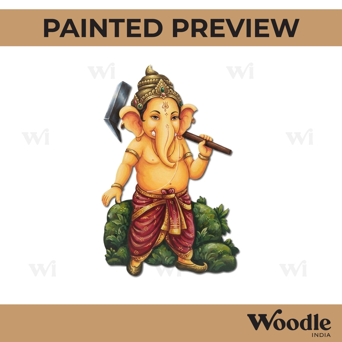 Ganesha Pre Marked MDF Design 23