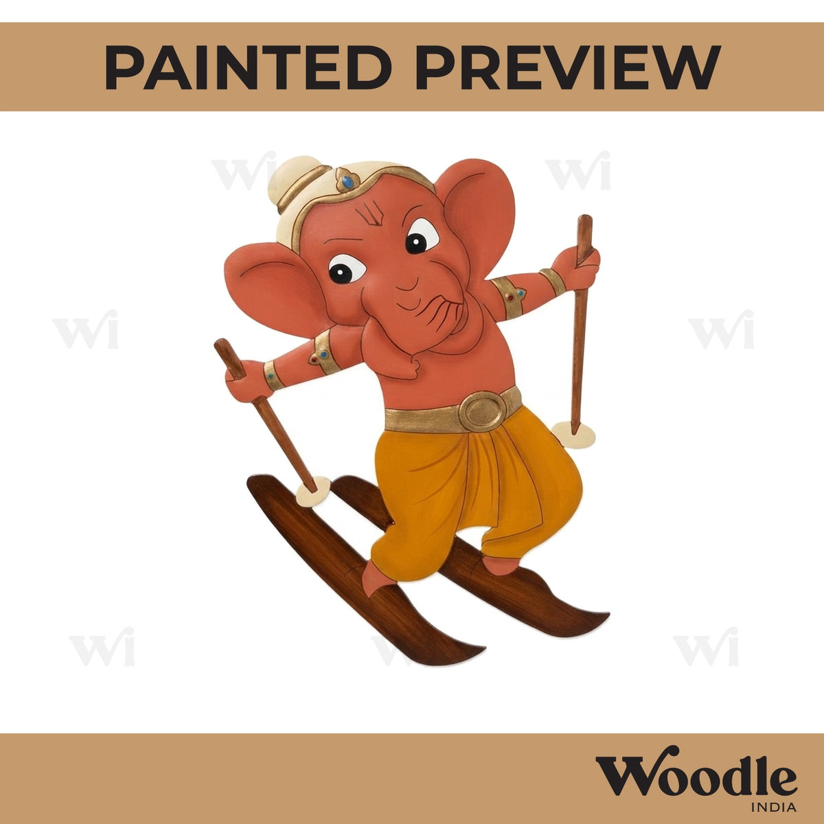 Ganesha Pre Marked MDF Design 24