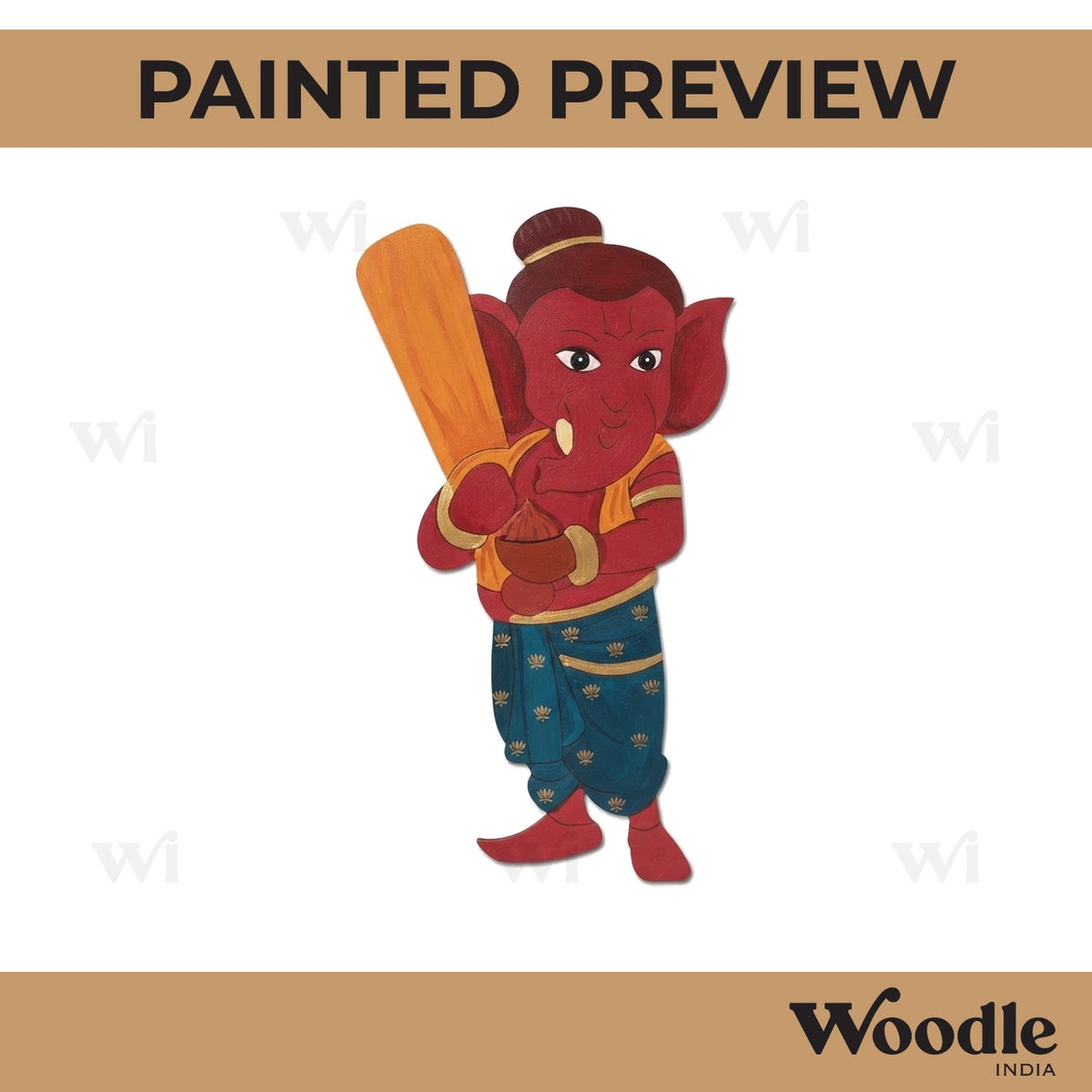 Ganesha Pre Marked MDF Design 27