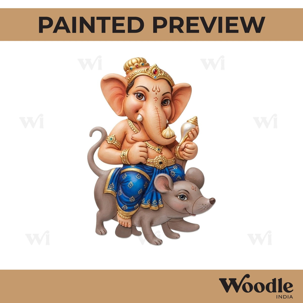 Ganesha Pre Marked MDF Design 30