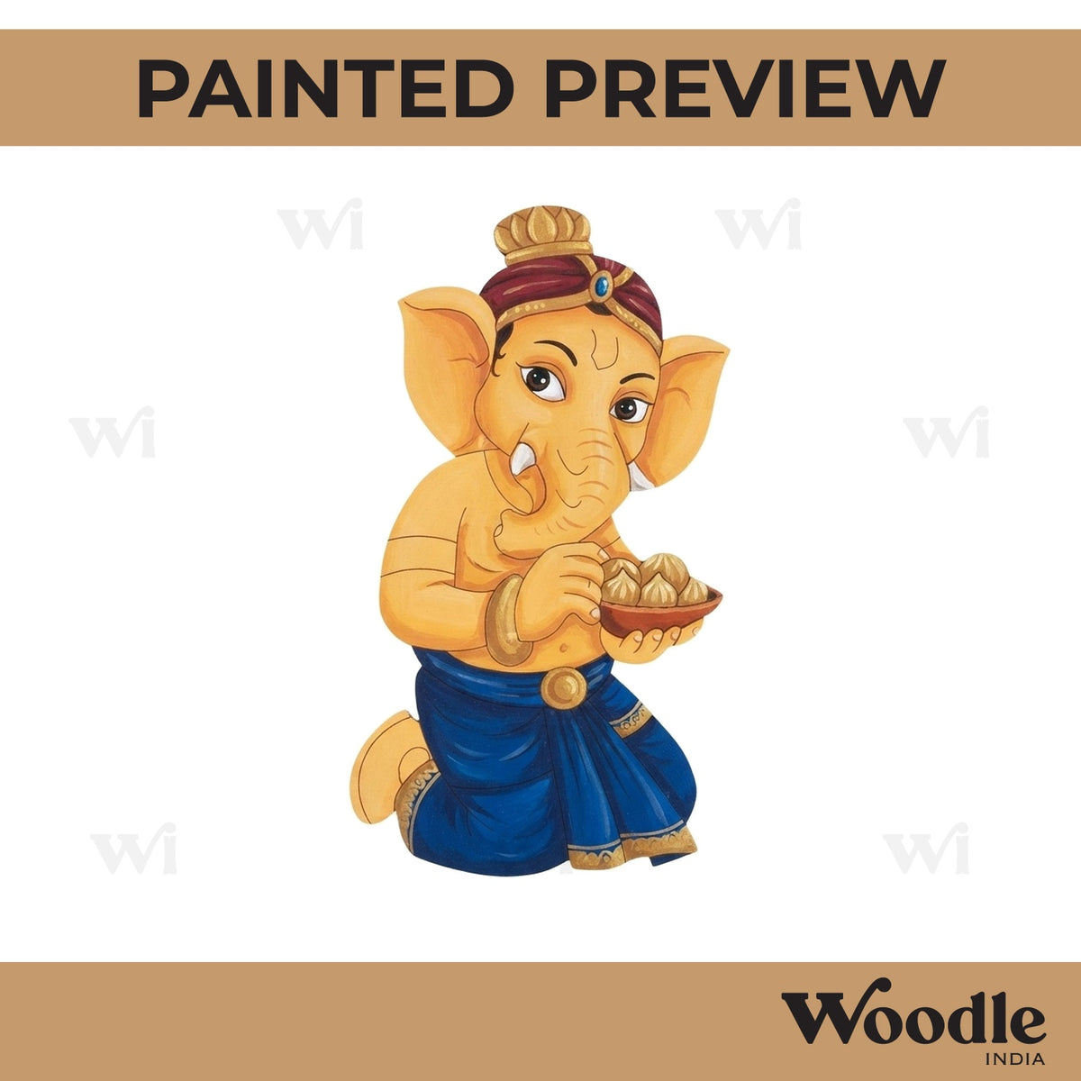 Ganesha Pre Marked MDF Design 33