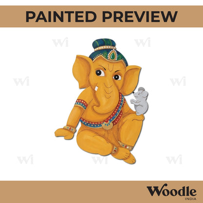 Ganesha Pre Marked MDF Design 34
