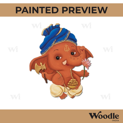 Ganesha Pre Marked MDF Design 36