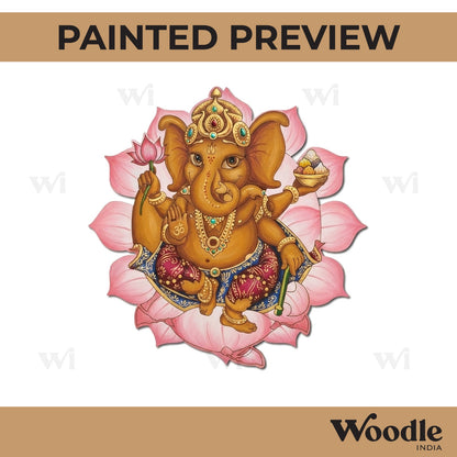 Ganesha Pre Marked MDF Design 37